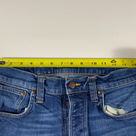 Nudie Jeans Grim Tim Dark Crispy Worn Slim jeans mens size 28x32 - Picture 8 of 9